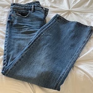 Extra high-rise wide leg jean